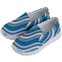 Blue Wave Surges On Kids  Lightweight Slip Ons View2