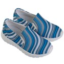 Blue Wave Surges On Kids  Lightweight Slip Ons View3