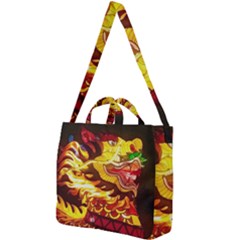 Dragon Lights Ki Rin Square Shoulder Tote Bag by Riverwoman