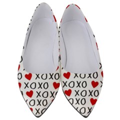 Xo Valentines Day Pattern Women s Low Heels by Valentinaart