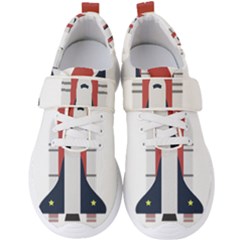 Planet Planets Rocket Shuttle Men s Velcro Strap Shoes by Wegoenart