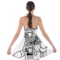 Astronaut Space Exploration Helmet Strapless Bra Top Dress View2