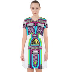 Jukebox Music Music Player Adorable In Chiffon Dress by Wegoenart