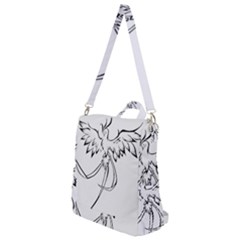 Phoenix Mythical Bird Animal Crossbody Backpack by Wegoenart