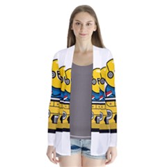 Cartoon Space Racer Galaxy Science Drape Collar Cardigan by Wegoenart