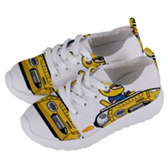 Cartoon Space Racer Galaxy Science Kids  Lightweight Sports Shoes by Wegoenart