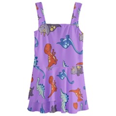 Dinosaurs - Violet Kids  Layered Skirt Swimsuit by WensdaiAmbrose