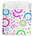 Round Abstract Design Duvet Cover Double Side (Queen Size) View2