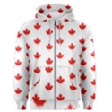 Maple Leaf Canada Emblem Country Men s Zipper Hoodie View1