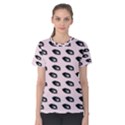 Eyes Pink Women s Cotton Tee View1