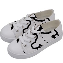 Dream Victorian Girl V Kids  Low Top Canvas Sneakers by snowwhitegirl