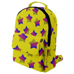 Ombre Glitter  Star Pattern Flap Pocket Backpack (small) by snowwhitegirl