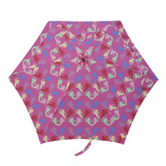 Colorful Cherubs Pink Mini Folding Umbrellas by snowwhitegirl