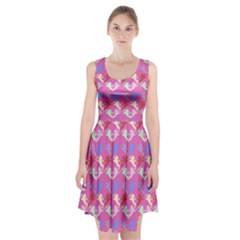 Colorful Cherubs Pink Racerback Midi Dress by snowwhitegirl