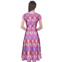 Colorful Cherubs Pink Cap Sleeve Wrap Front Dress View2