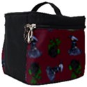 Gothic Girl Rose Red Pattern Make Up Travel Bag (Big) View1