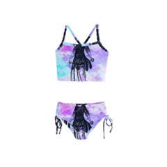 Vintage Girl Abstract Watercolor Girls  Tankini Swimsuit by snowwhitegirl