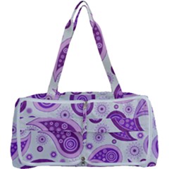 Retro Paisley Purple Multi Function Bag by snowwhitegirl