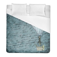 Vintage Hot Air Balloon Lettter Duvet Cover (full/ Double Size) by snowwhitegirl