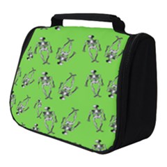 Skeleton Green Full Print Travel Pouch (small) by snowwhitegirl