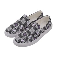 Ornament Pattern Background Women s Canvas Slip Ons by Pakrebo