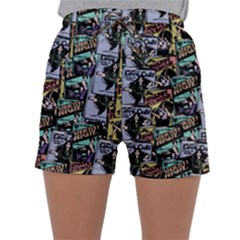 Comic Books Pattern Sleepwear Shorts by snowwhitegirl