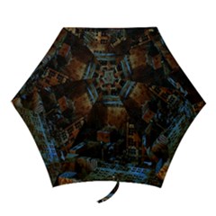 Building Ruins Old Industry Mini Folding Umbrellas by Pakrebo