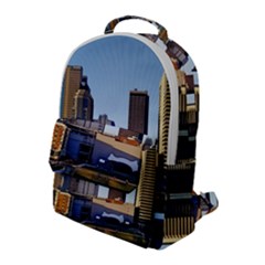 Columbus Skyline Flap Pocket Backpack (large) by Riverwoman