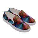 Fractal Fractal Background Design Women s Canvas Slip Ons View3