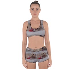 Cockapoo In Dog s Bed Racerback Boyleg Bikini Set by pauchesstore