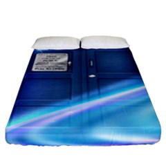 Tardis Space Fitted Sheet (king Size) by Sudhe