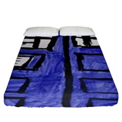 Tardis Painting Fitted Sheet (king Size) by Sudhe