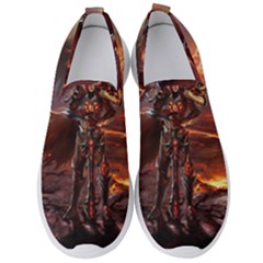 Fantasy Art Fire Heroes Heroes Of Might And Magic Heroes Of Might And Magic Vi Knights Magic Repost Men s Slip On Sneakers by Sudhe