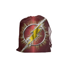 Flashy Logo Drawstring Pouch (medium) by Sudhe