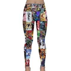 Comic Book Images Classic Yoga Leggings by Sudhe