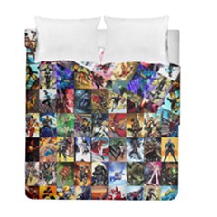 Comic Book Images Duvet Cover Double Side (full/ Double Size) by Sudhe
