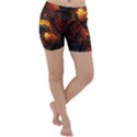 Dragon Legend Art Fire Digital Fantasy Lightweight Velour Yoga Shorts View1