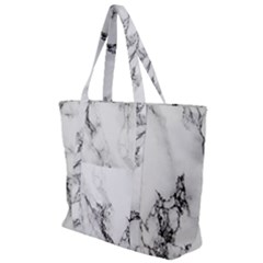 Marble Pattern Zip Up Canvas Bag by Sudhe