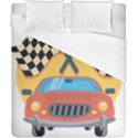 Automobile Car Checkered Drive Duvet Cover (California King Size) View1