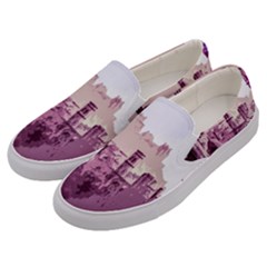 Abstract Painting Edinburgh Capital Of Scotland Men s Canvas Slip Ons by Sudhe