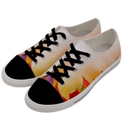 Autumn Leaves Colorful Fall Foliage Men s Low Top Canvas Sneakers by Sudhe