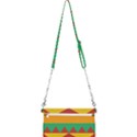 Burger Bread Food Cheese Vegetable Mini Crossbody Handbag View2