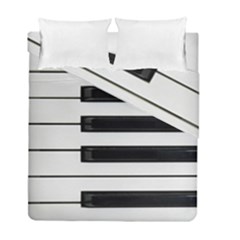 Keybord Piano Duvet Cover Double Side (full/ Double Size) by Sudhe