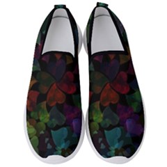 Falling Hearts  Men s Slip On Sneakers by LoolyElzayat