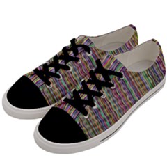 Psychedelic Background Wallpaper Men s Low Top Canvas Sneakers by Sudhe
