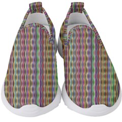 Psychedelic Background Wallpaper Kids  Slip On Sneakers by Sudhe