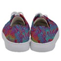 Fractal Bright Fantasy Design Kids  Low Top Canvas Sneakers View4