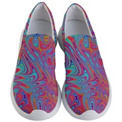 Fractal Bright Fantasy Design Women s Lightweight Slip Ons by Sudhe