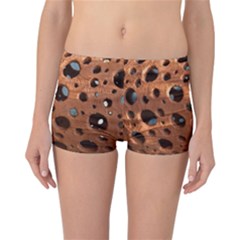 Texture Pattern Wallpaper Background Pattern Holes Reversible Boyleg Bikini Bottoms by Sudhe