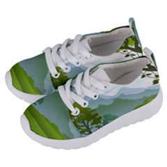 Forest Landscape Photography Illustration Kids  Lightweight Sports Shoes by Sudhe